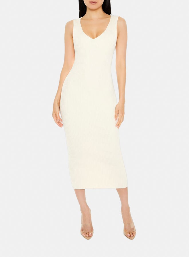 FOREVER 21 Ribbed Sweater-Knit Dress  - Image 1