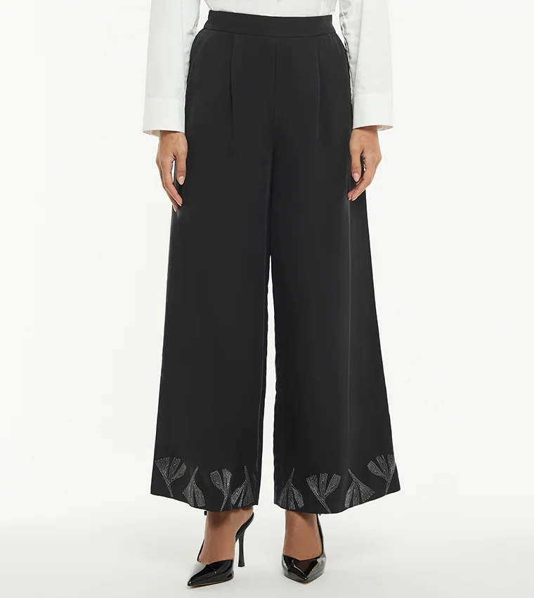 بي سي بي جي BCBG WIDE LEG TROUSER