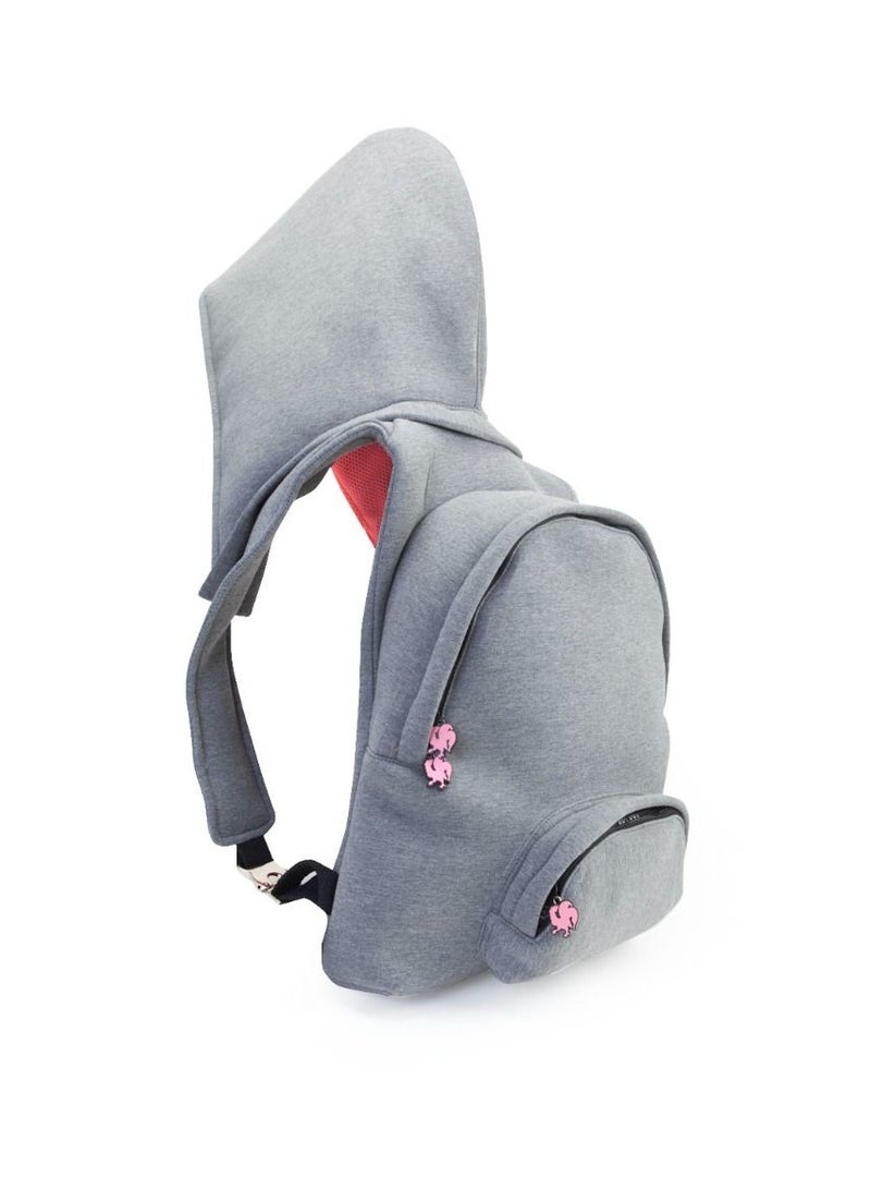 Morikukko Morikukko Grey Basic Neon Pink Large  - Image 2