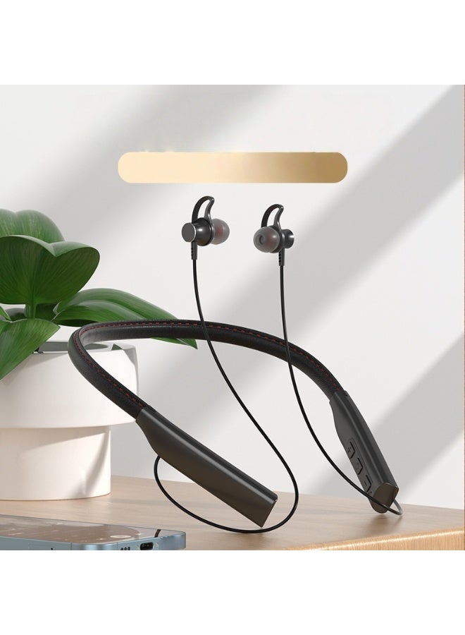 EBMINI New Digital Noise Cancelling Neck Hanging Wireless Bluetooth Earphones