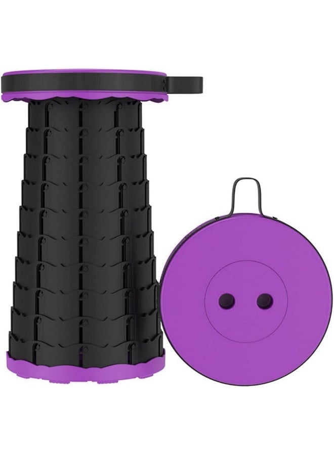 Biella Multicolour Portable Telescopic Folding Stool - Camping Stools With Sturdy Seat - Collapsible Stool Retractable For Outdoor Camping, Fishing, Hiking, Travel, Gardening Etc - Image 1