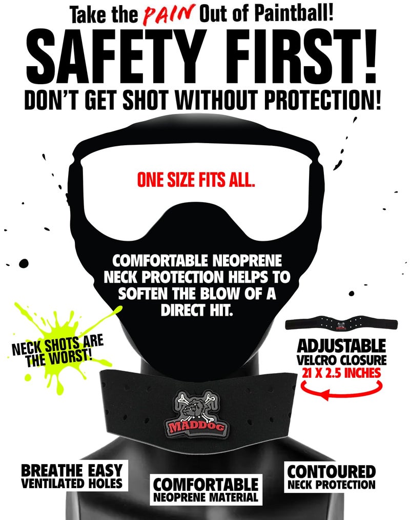 Maddog® Paintball & Airsoft Neck Protector - Image 2