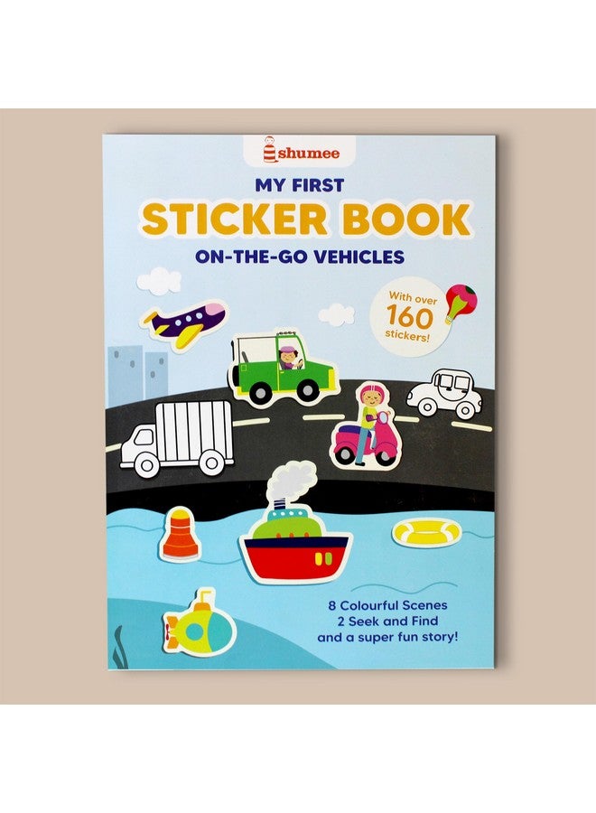 Shumee My First Sticker Book- Vehicle Themed (3+ Years) | 160+ Stickers | Excellent DIY Activity to Engage Kids | Long Lasting Stickers! | Non Toxic & Safe - Image 2