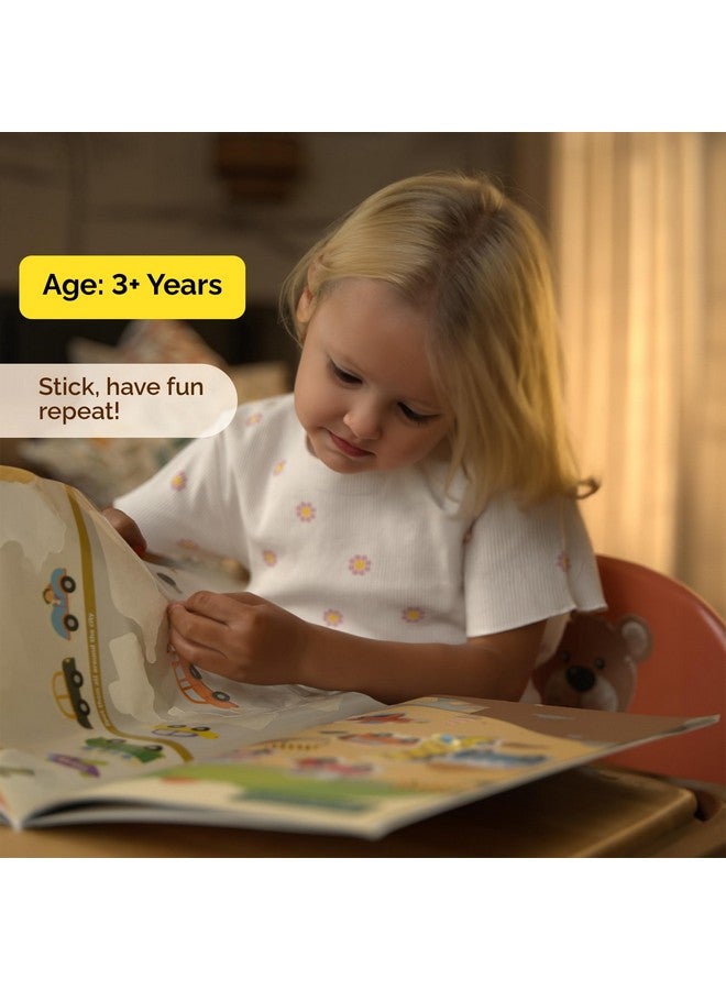 Shumee My First Sticker Book- Vehicle Themed (3+ Years) | 160+ Stickers | Excellent DIY Activity to Engage Kids | Long Lasting Stickers! | Non Toxic & Safe - Image 3