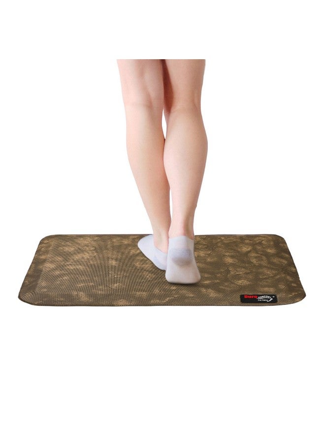 DURO COMFORT- JUST RELAX Duro Comfort Anti-Fatigue Kitchen Mats for Floor Anti Slip - Kitchen Accessories Items for Home, Office, Work, Standing Desk - Standing Comfort Mat - Ergonomic, Pain Relief, 61x38x2 cm, Granite Grey - Image 1