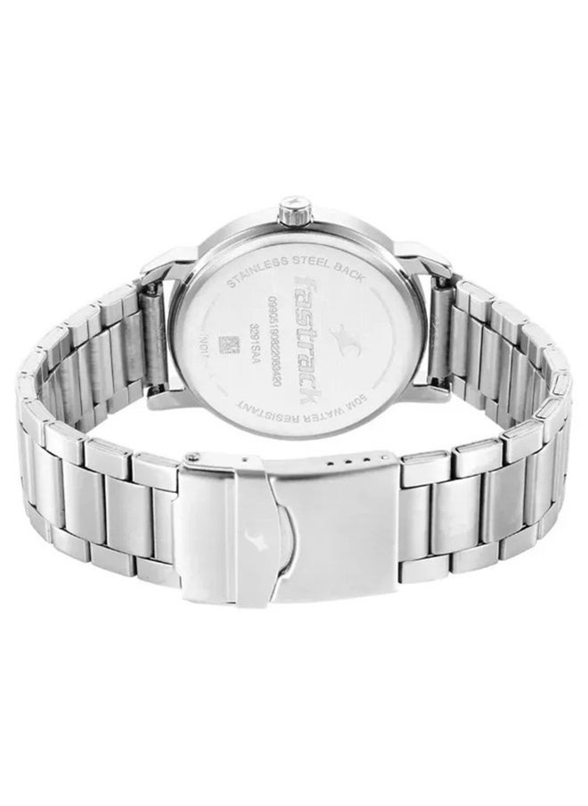 fastrack - Fastrack Stunners Quartz Analog Watch for Guys With Silver Dial Metal Strap - Image 1