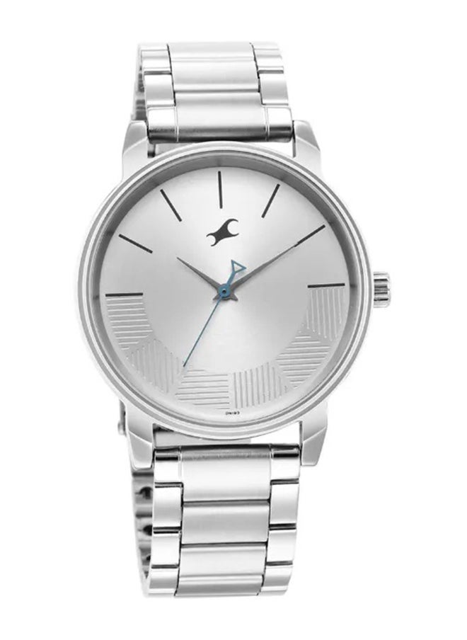 fastrack - Fastrack Stunners Quartz Analog Watch for Guys With Silver Dial Metal Strap - Image 1