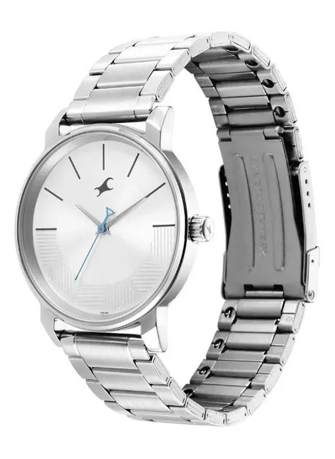 fastrack - Fastrack Stunners Quartz Analog Watch for Guys With Silver Dial Metal Strap - Image 1