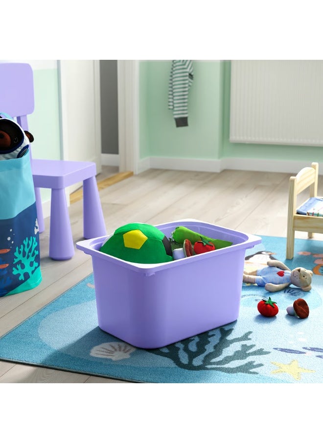 Generic Multi-Purpose Storage Box – Durable Plastic Organizer Bin with Lid – Stackable, Space-Saving Container for Home, Office, Closet, or Kids’ Room  - Image 2