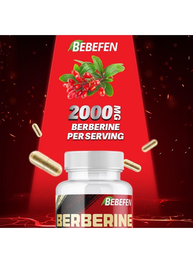 BEBEFEN مكمل بيبيفين هيدروكلوريد البربرين 2000 ملغ - يدعم جهاز المناعة وصحة القلب والأوعية الدموية - خالي من الكائنات المعدلة وراثيًا | خالي من الجلوتين - Image 3