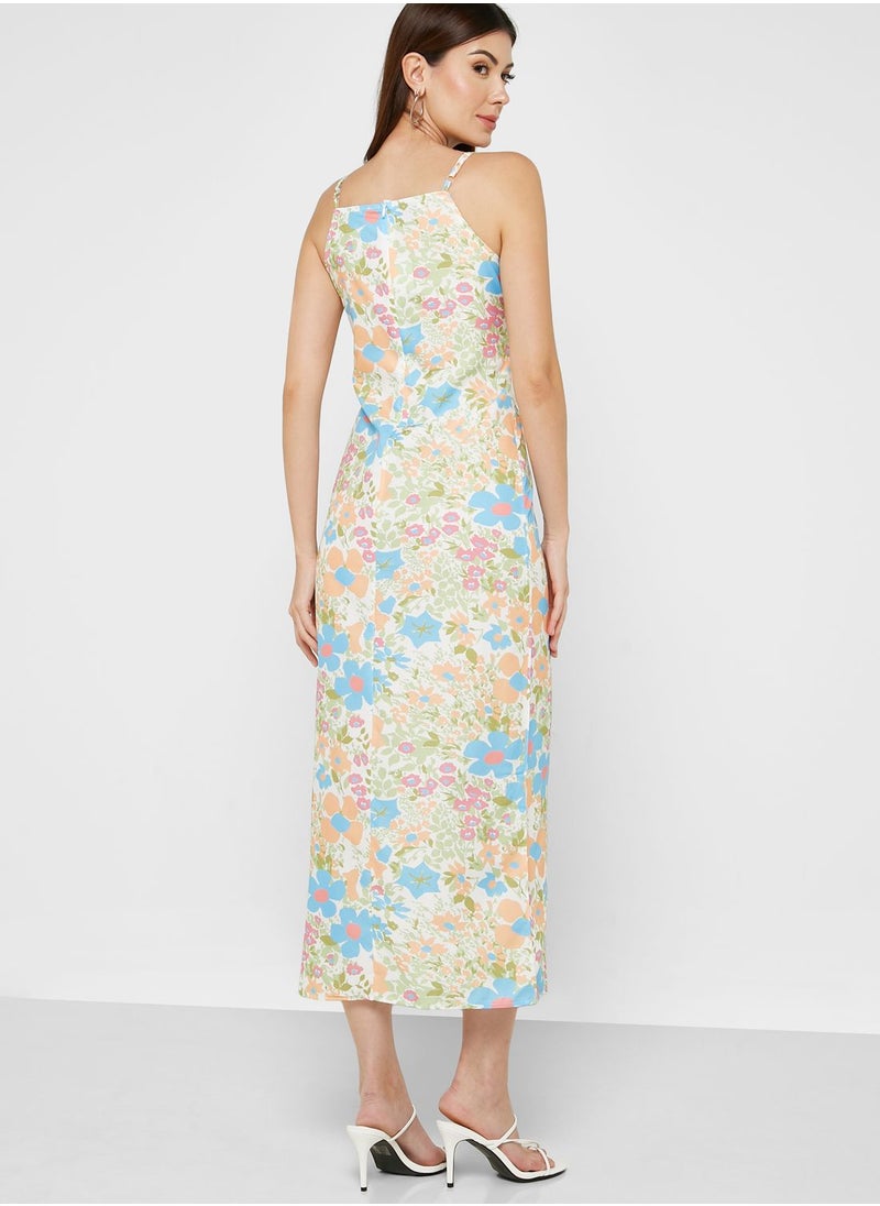 ELLA - Strappy Printed Dress - Image 1