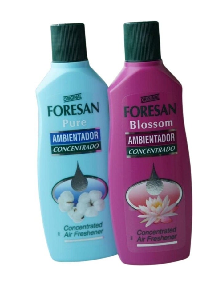 Foresan Ambientador Concentrado – Premium Concentrated Air Freshener Drops – Multi-Scent Home & Bathroom Deodorizer – 4-Bottle Collection - Image 2