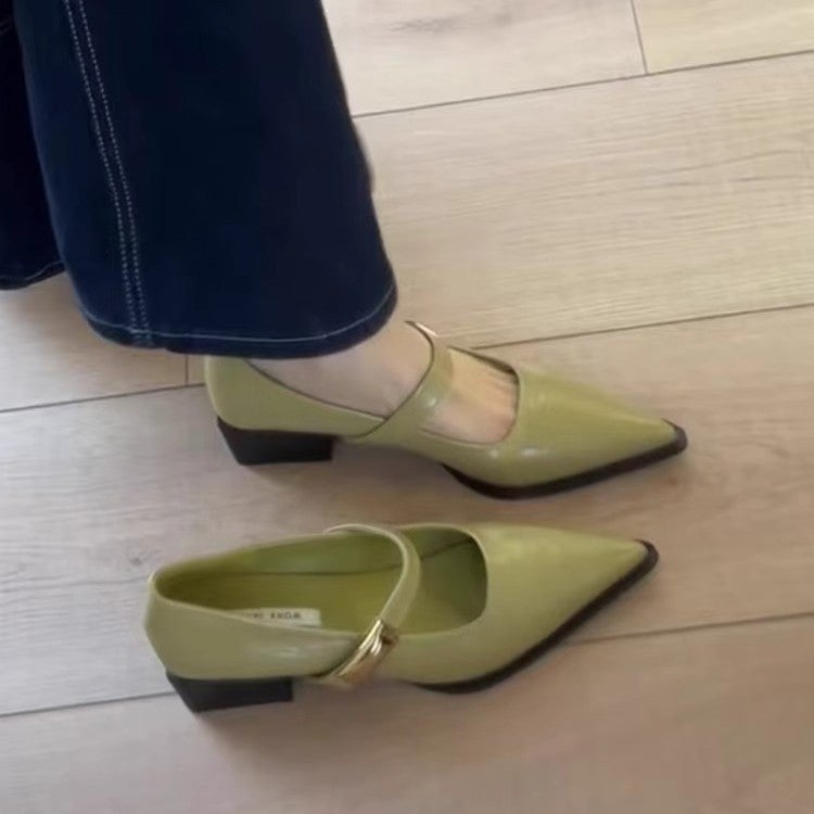Women's Mary Jane Pumps with Block Heel - Image 2