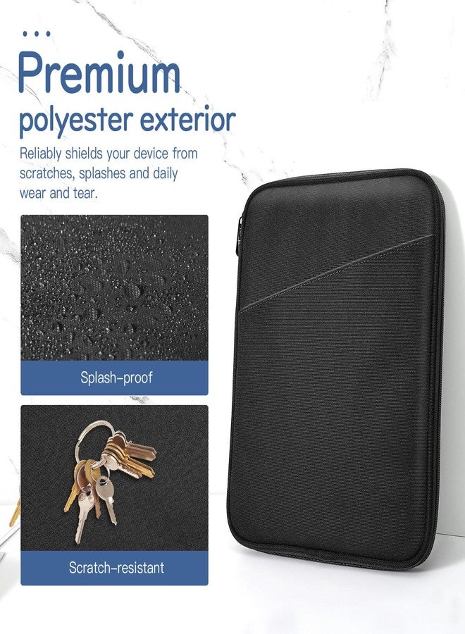 Dadanism 9-11 Inch Tablet Case Pouch for iPad Air 11 Inch 2024, iPad 9/8/7th Gen 10.2, iPad Pro 11 M4 M2 2024-2018, iPad Air 5/4 10.9, iPad 10th Gen 10.9, Galaxy Tab A8/A9+/S9 FE, Black - Image 4