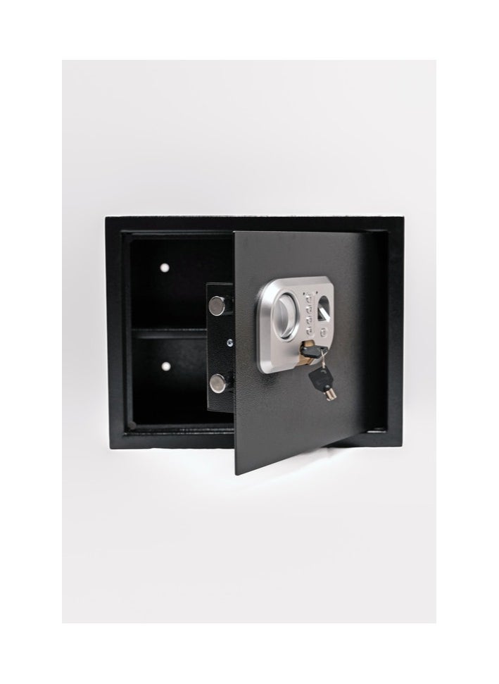 Generic - Luxury Fire-Resistant Digital Security Safe With Fingerprint ,Electronic Number Pad And Lock And Physical  Key 38*30*30 CM - Image 1