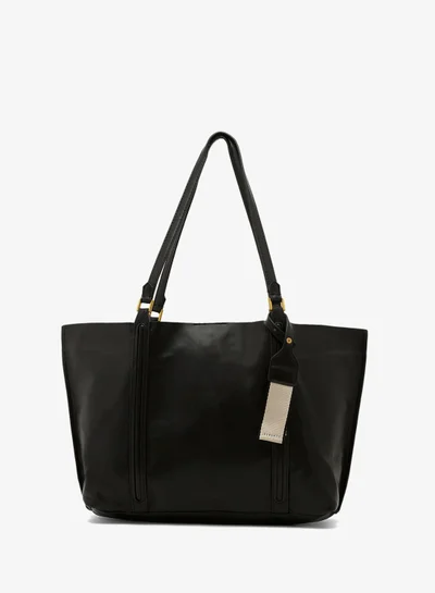 Khizana classic tote bag with flap detail