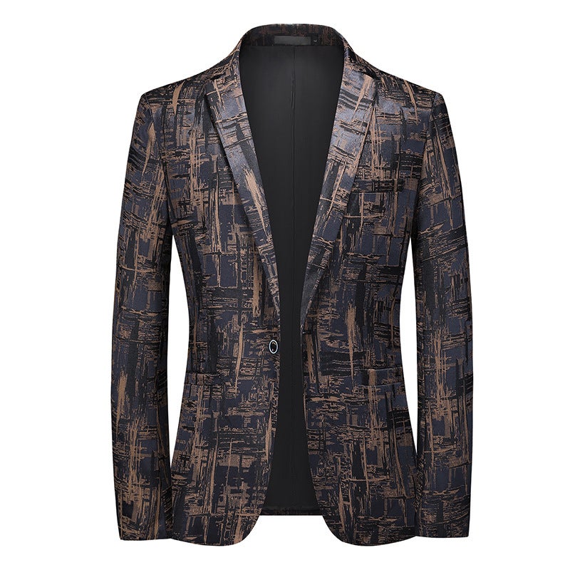 بدلة الرجال العادية الربيع والخريف بدلة الأزياء الرقيقة فستان الأسلوب الكوري سترة الرجال التجارة الخارجية عبر الحدود ملابس الرجال بالجملة - Image 1