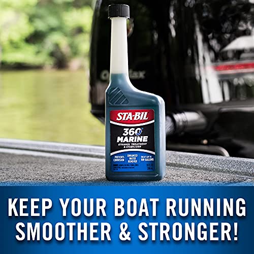STA-BIL 360 Marine Ethanol Treatment and Fuel Stabilizer - Prevents Corrosion - Helps Clean Fuel System For Improved In-Season Performance - Treats Up To 100 Gallons, 10 fl. oz. (22241) - Image 4