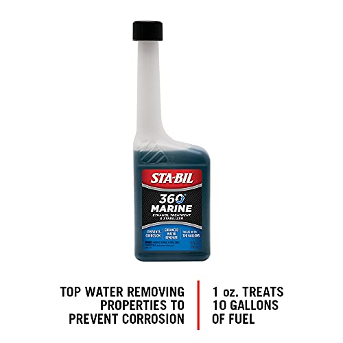 STA-BIL 360 Marine Ethanol Treatment and Fuel Stabilizer - Prevents Corrosion - Helps Clean Fuel System For Improved In-Season Performance - Treats Up To 100 Gallons, 10 fl. oz. (22241) - Image 2