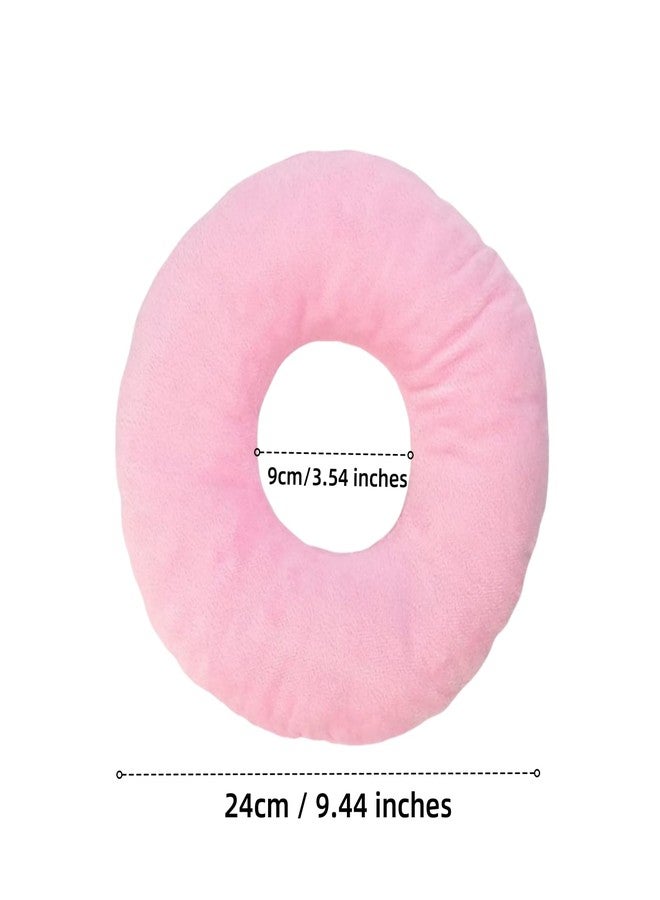 Sanseenia Donut Pillow, Ear Piercing Pillow for Side Sleepers, Face Down Pillow, Small Donut Pillow with Ear Hole, Ear Relief for Ear Pressure and Pain, Ideal for Headphones (Blue) - Image 2