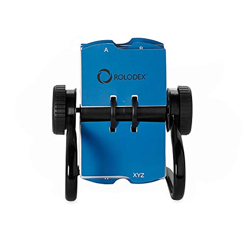 Rolodex® Rotary Business Card File, 400-Card Capacity, Black - Image 2