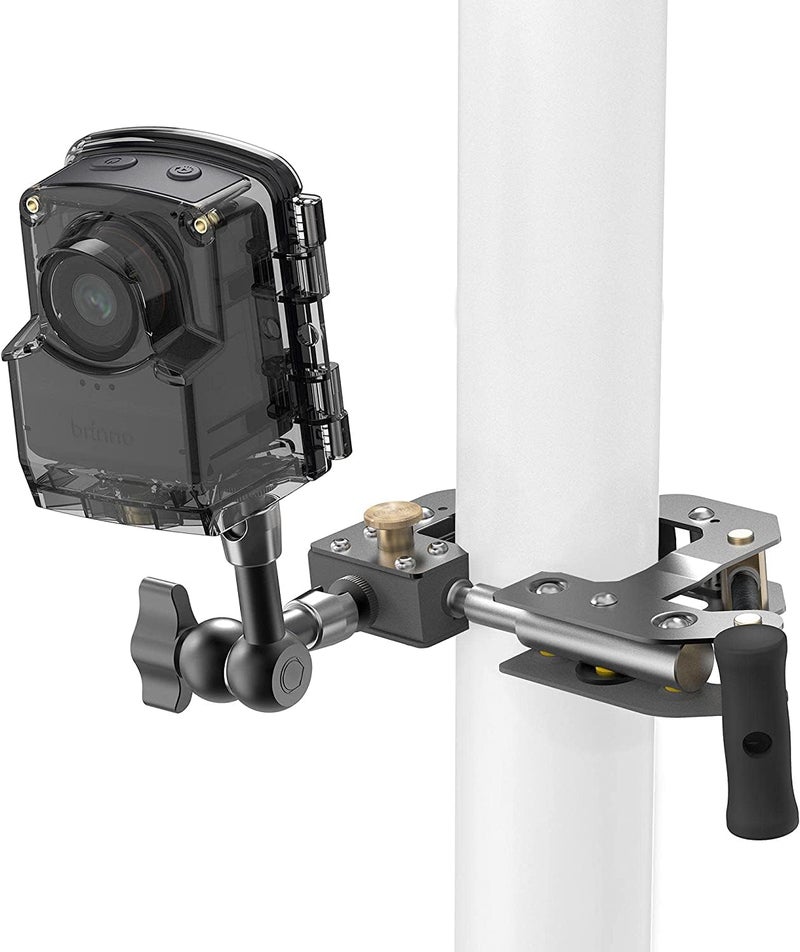 Brinno BCC2000 Lite Construction Bundle TLC2020 Time Lapse Camera Waterproof Housing ATH1000 Mounting Clamp ACC1000P HDR FHD 99 Day Battery Life Stainless Steel 360Degree Rotating Tripod Arm