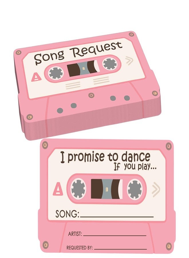 Besttile Song Request Cards Play Song at Wedding Reception Prom Dance Party 3x4 Inch Music Suggestion Tickets,100 Pcs - Image 1