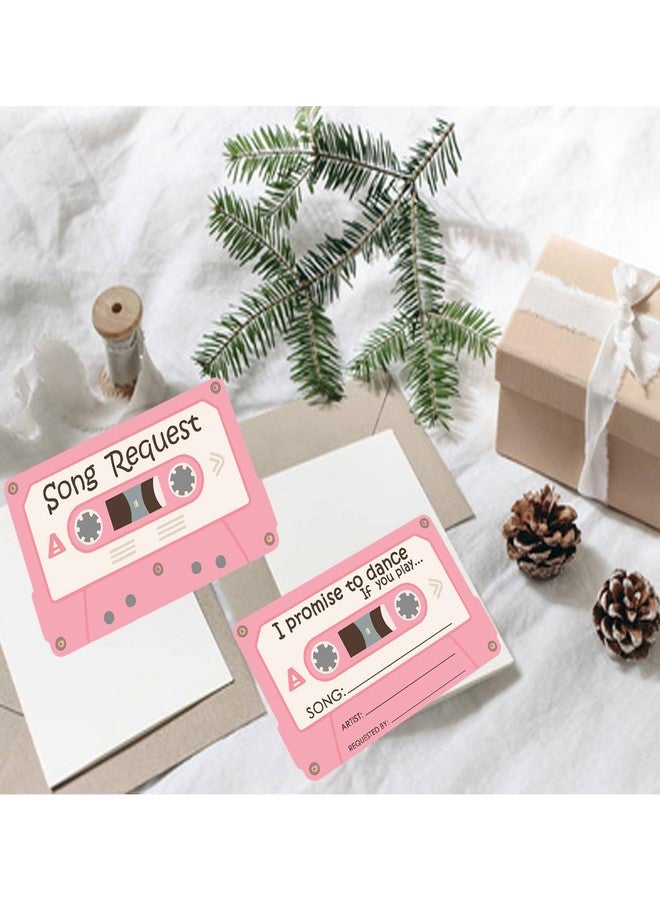 Besttile Song Request Cards Play Song at Wedding Reception Prom Dance Party 3x4 Inch Music Suggestion Tickets,100 Pcs - Image 3