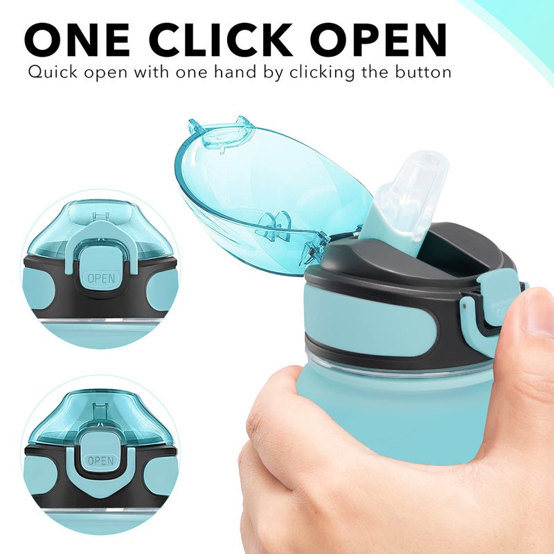 Enerbone 32 oz Drinking Water Bottle with Times to Drink and Straw, Motivational with Carrying Strap, Leakproof BPA & Toxic Free, Ensure You Drink Enough Water for Fitness Gym Outdoor - Image 5