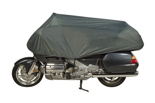 Dowco Guardian 26014-00 Travel Ready Water Resistant Premium Motorcycle Half Cover: Grey, Cruiser and Touring - Image 1