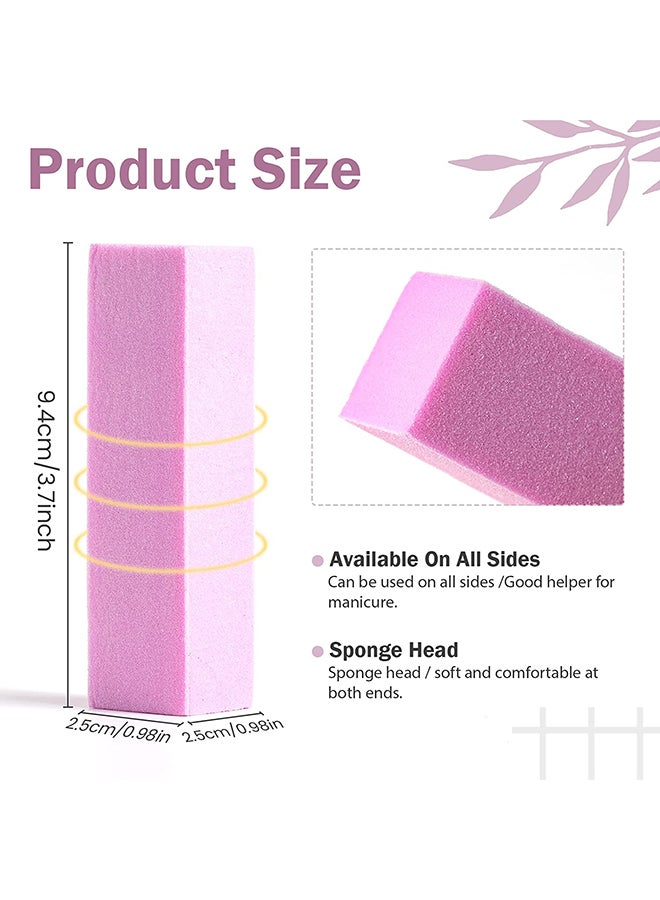 brunson كتل تلميع الأظافر، إسفنجة صنفرة، ملفات تلميع الأظافر، 10 قطع في العبوة - NBBPK10 - Image 2