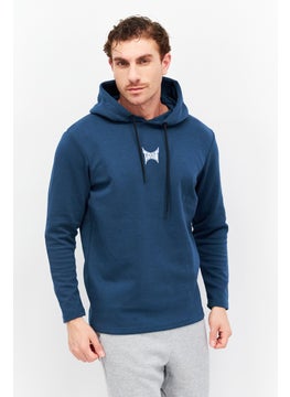 Men Sportswear Fit Long Sleeve Outdoor Hooded Sweatshirt, Blue - pzsku/Z61074675C619D89AFCF8Z/45/_/1726109149/7436d3d9-bee1-4fd2-acf5-3234fef006a3