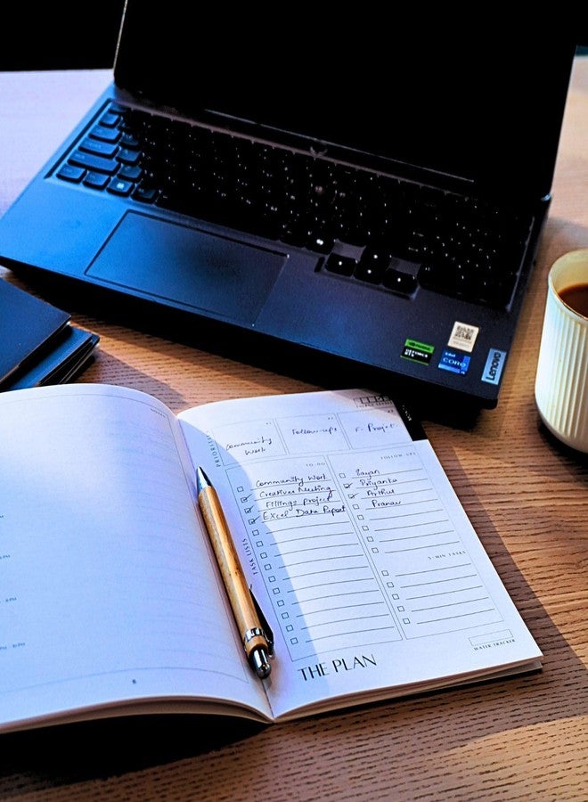 Journal Person Lead This Week | Weekly Micro Planner | 32-Pages, A5 | To-do lists, task Batching, Time Blocking & Daily Planning and more (Pack of 1) - Image 2