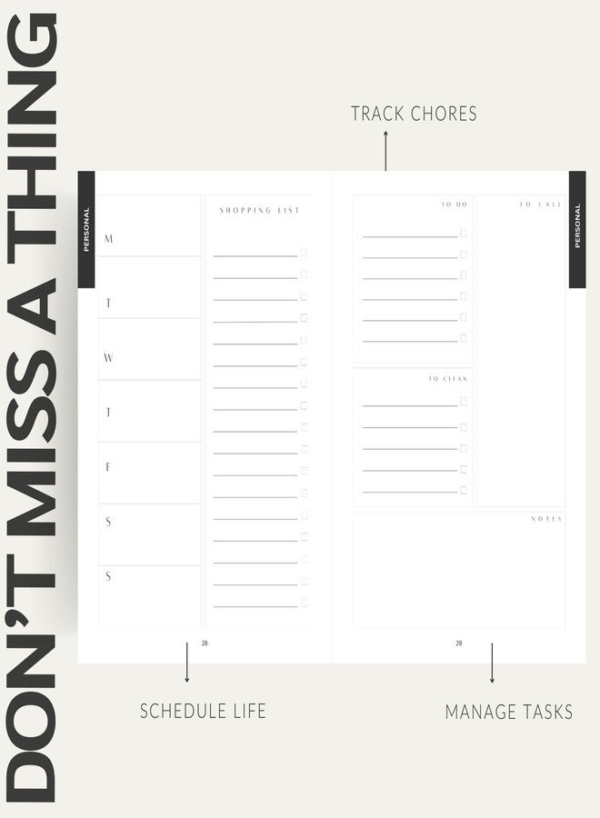 Journal Person Lead This Week | Weekly Micro Planner | 32-Pages, A5 | To-do lists, task Batching, Time Blocking & Daily Planning and more (Pack of 1) - Image 5