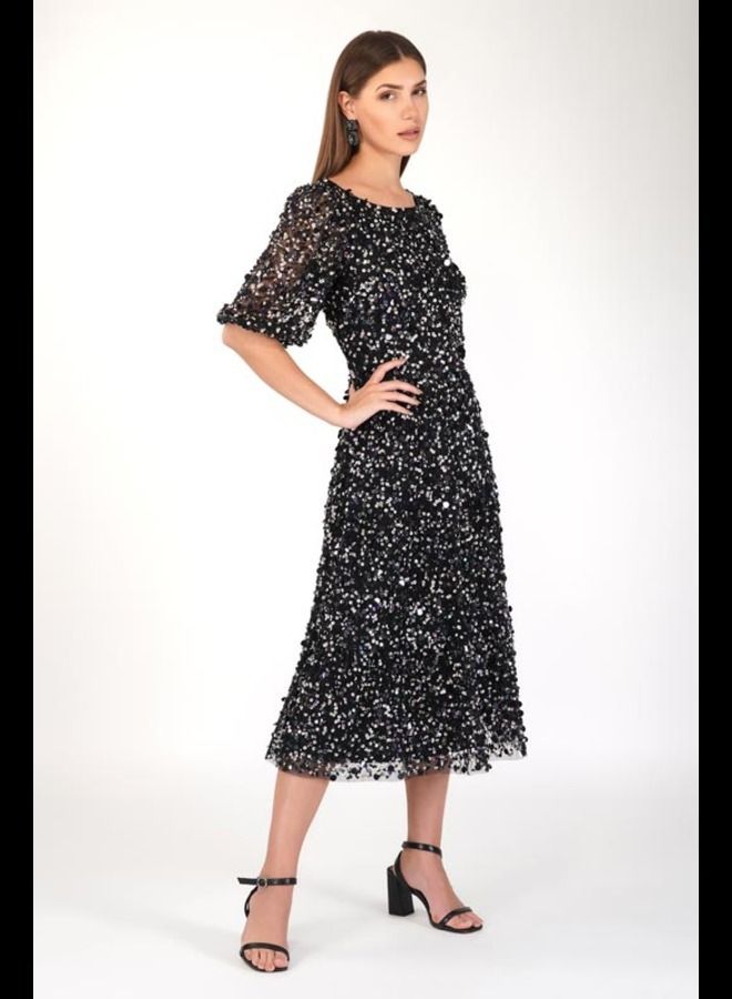 MISSTRANGE Hannah Multi Sequins Dress - Image 3