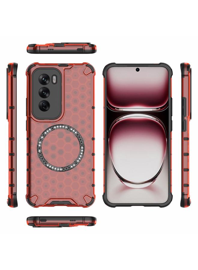 اس-توب جراب هاتف OPPO Reno12 Global Honeycomb Magnetic Ring مقاوم للصدمات - Image 3