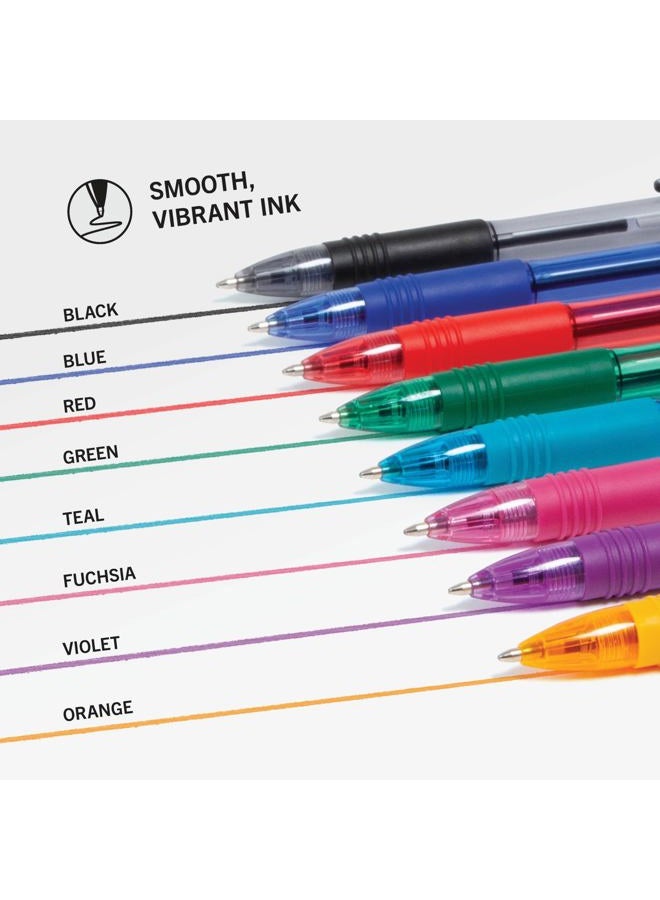 Zebra Pen Z-Grip Retractable Ballpoint Pen, Medium Point, 1.0mm, Assorted Fashion Colors - 24 Pieces (Packaging may vary) - Image 4
