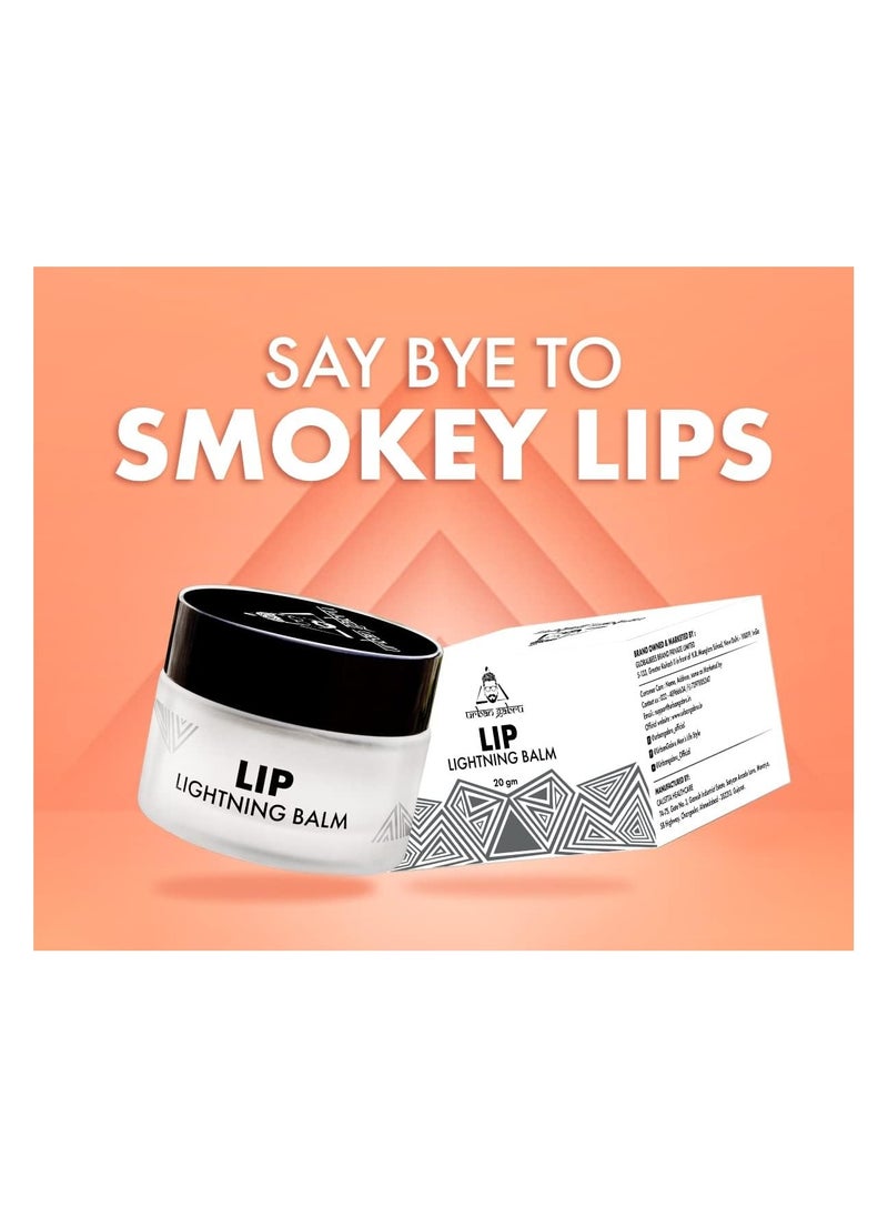 UrbanGabru Urbangabru Lip Balm For Lightening & Brightening Dark Lips with shea butter, beeswax & vitamin-E 20G  - Image 3