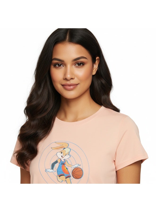 Space Jam Ladies Fashion T-shirt Space Jam - Image 3