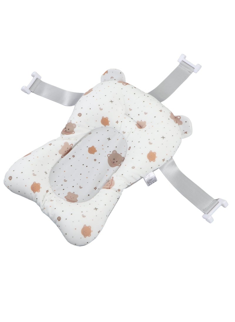 Velaurs Baby Bath Mat Non-Slip Soft Quick-Drying Lightweight Sit And Lie Baby Bath Mat Suitable For Newborns  - Image 1