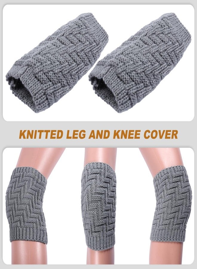 PRETYZOOM Knit Knee Sleeve Knee Warmers Knee Brace Pads Knee Support Sleeve Leg Warmers for Running Fitness Cycling - Image 5