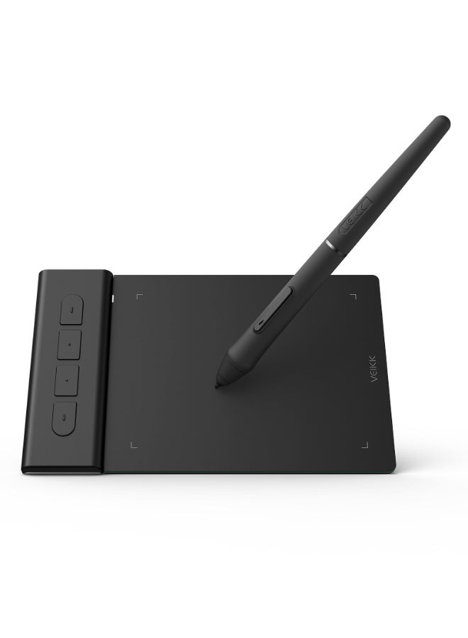 Veikk تابلت رسومات VK430 - تابلت رسم رقمي مع 8192 مستوى من حساسية الضغط ودقة 5080LPI و4 مفاتيح سريعة - Image 2