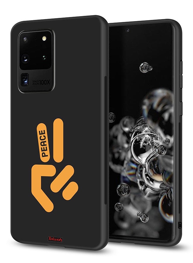 Tolwak Samsung Galaxy S20 Ultra Protective Case Cover Peace - Image 1