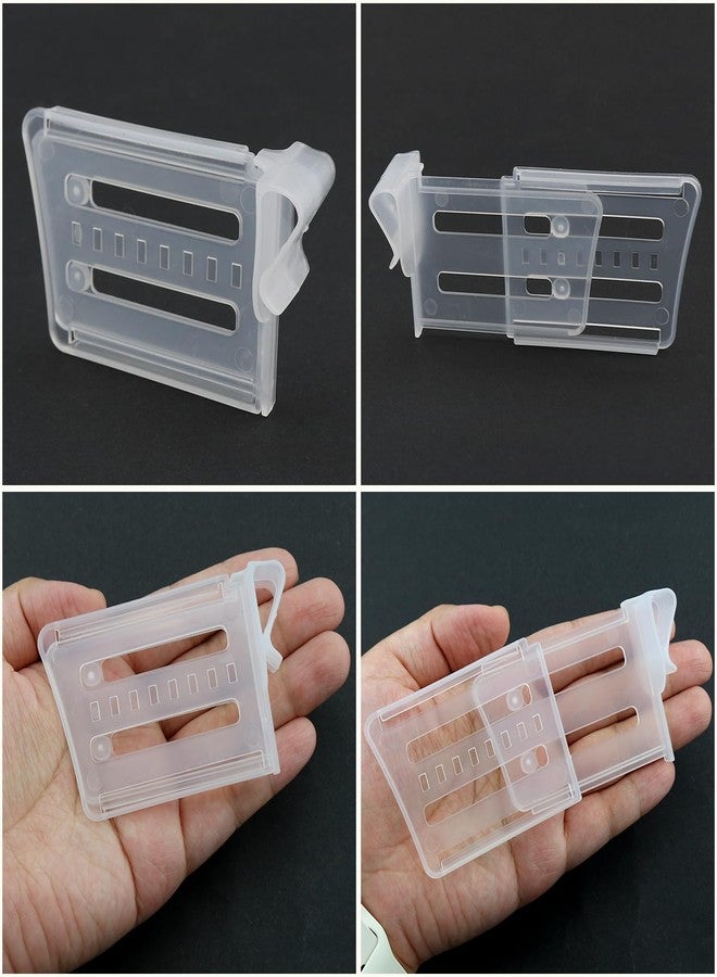 LUORNG 12PCS Adjustable Fridge Side Door Divider Kitchen Fridge Shelves Polypropylene Sorting Divider for Sorting Drawer and Storage Box - Image 4