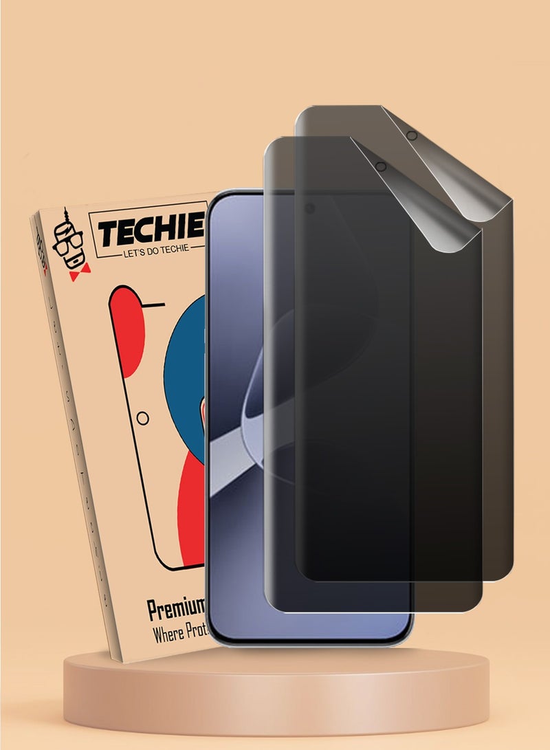 Techie حماية شاشة خصوصية مات من السيراميك - 2 عبوة Infinix Hot 60 Pro+ - Image 1