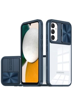 AUTO FOCUS Shockproof Protective Case Cover With Slid Camera Cover For Samsung Galaxy A34 Blue 