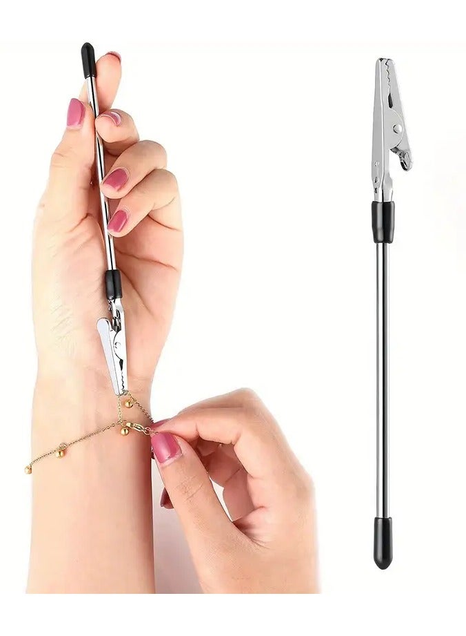 Goolsky 1pc Bracelet Aid Tool, Cockroach Clips For Joints, Jewelry Making Tools, Jewelry Restoration Kit, Bracelet Extender Tool, Jewelry Making Pliers, Bracelet Maker, Fastening And Hooking Equipment - Image 1