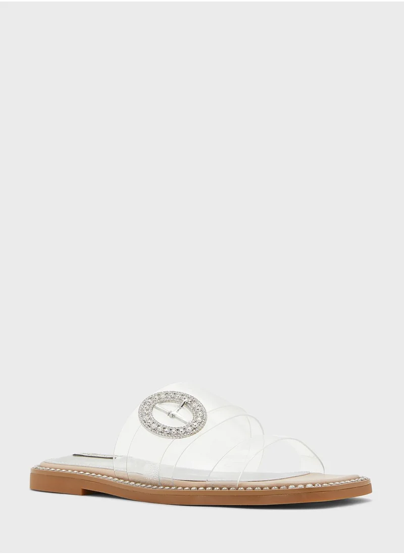 RIVER ISLAND Gem Buckle Sandals