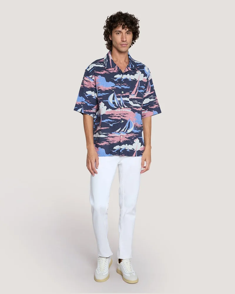 GANT  Gant Rel Sailing Print Ss Shirt for Men | Best Price UAE