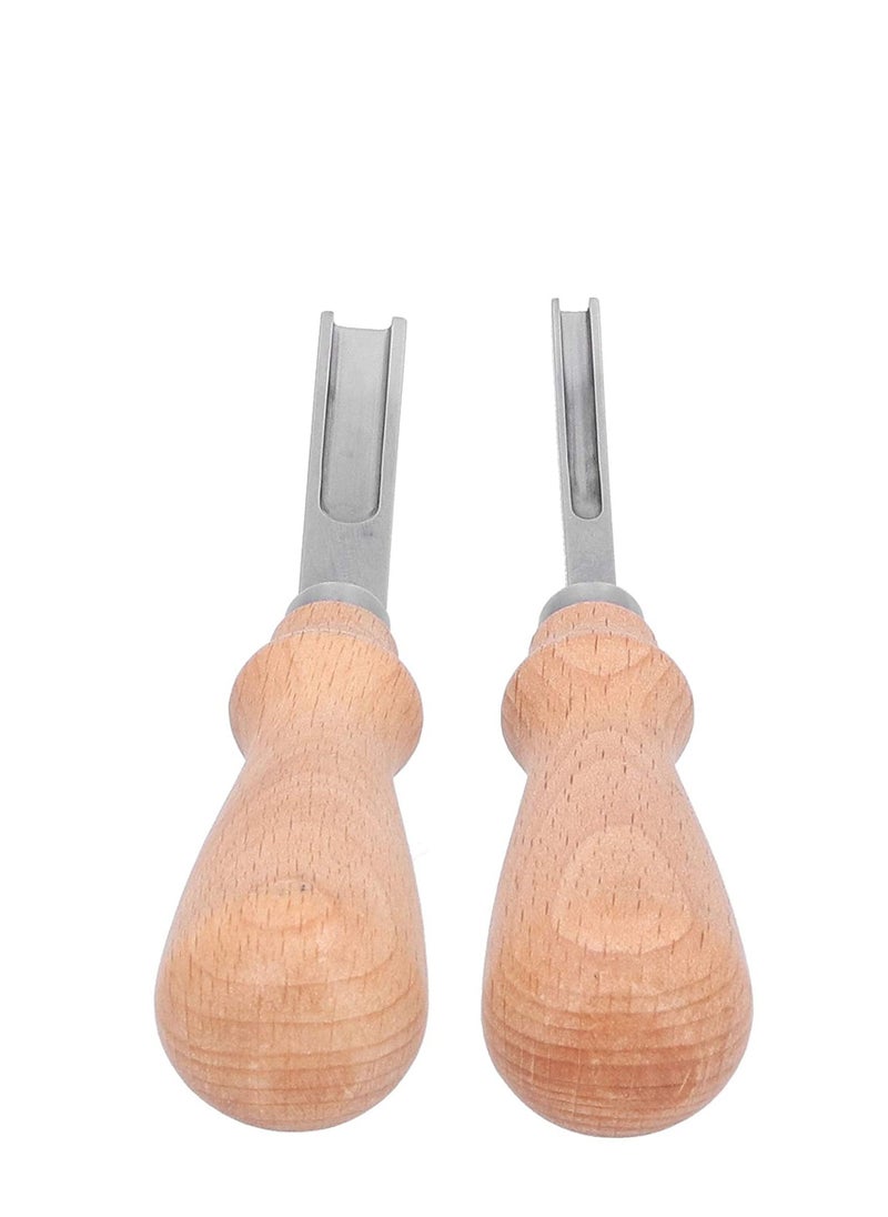 Y&D Leather Tools Cowhide Sharpener Manual DIY Carving Leather, Edge Beveler Set, Beveler, Beveling Knife, Tool, for Skiving and Thinning  - Image 2